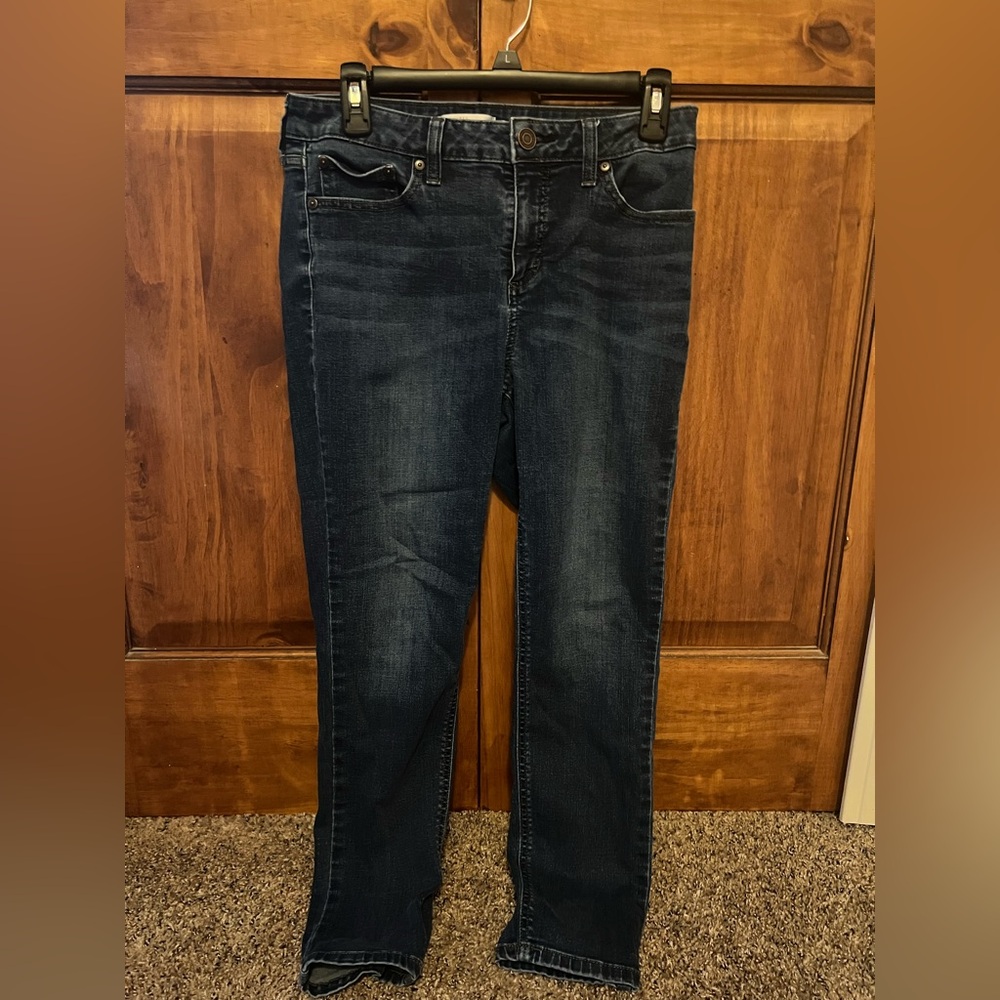 LC Lauren Conrad Blue Skinny Jeans Classic Fit